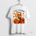 Trendy Official Cozy Autumn Magic Cute Fox Halloween - Adult & Kids T-Shirts, Sweatshirts & Hoodies apparel design preview 1