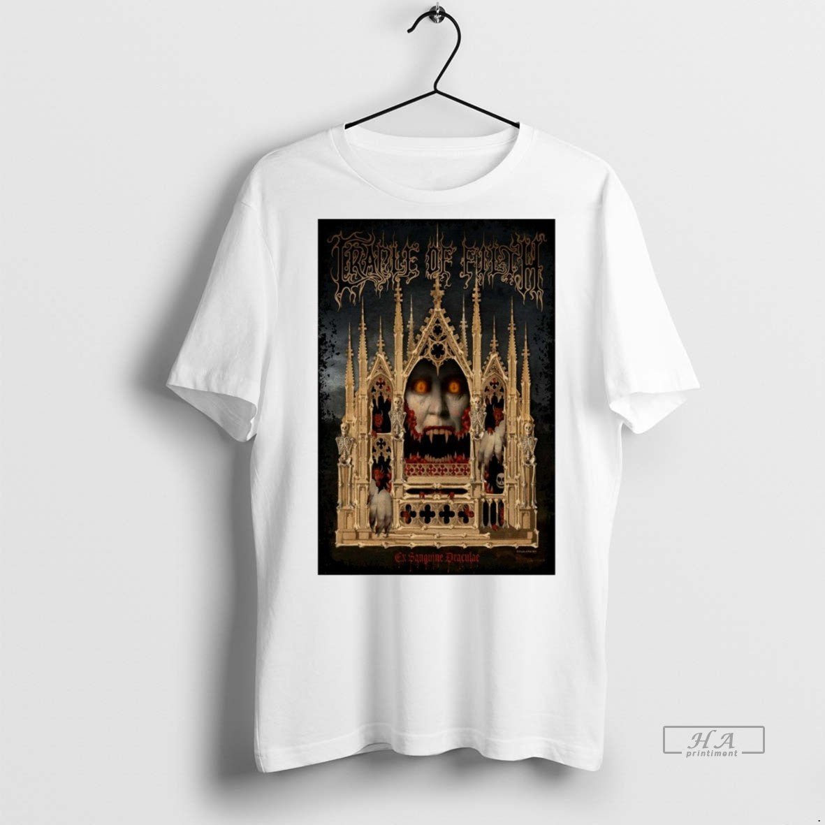 Trendy Official Cradle Of Filth Ex Sanguine Draculae - Adult & Kids T-Shirts, Sweatshirts & Hoodies apparel design preview 1