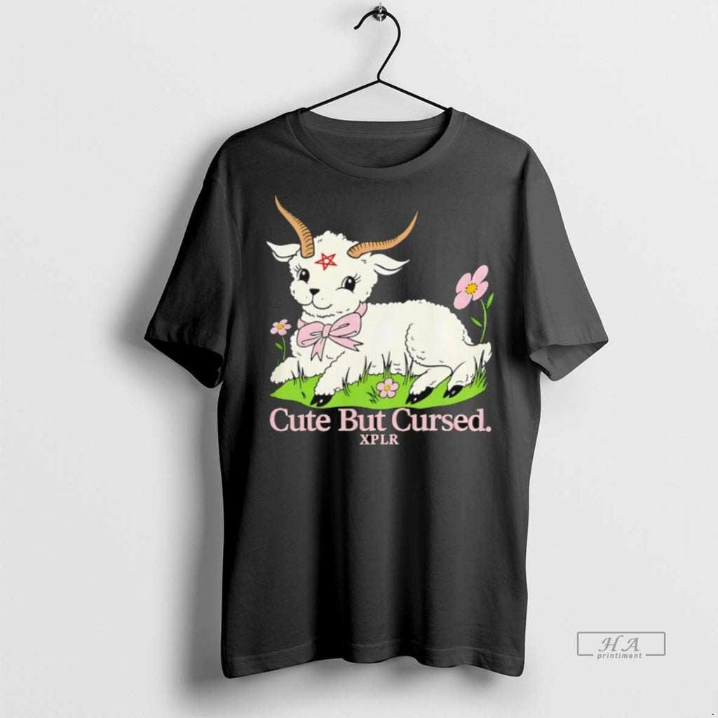 Trendy Official Cute But Cursed Puffer Sheep - Adult & Kids T-Shirts, Sweatshirts & Hoodies apparel design preview 1