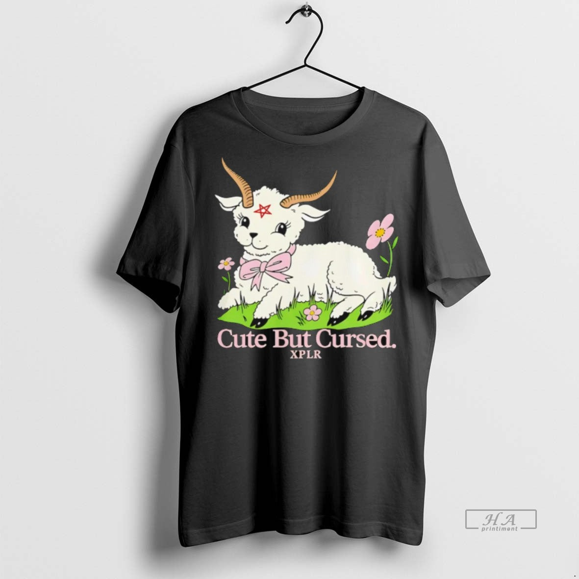 Trendy Official Cute But Cursed Puffer Sheep - Adult & Kids T-Shirts, Sweatshirts & Hoodies apparel design preview 1