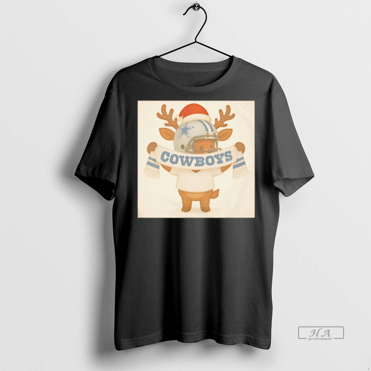 Trendy Official Dallas Cowboys Reindeer Cute - Adult & Kids T-Shirts, Sweatshirts & Hoodies apparel design preview 1
