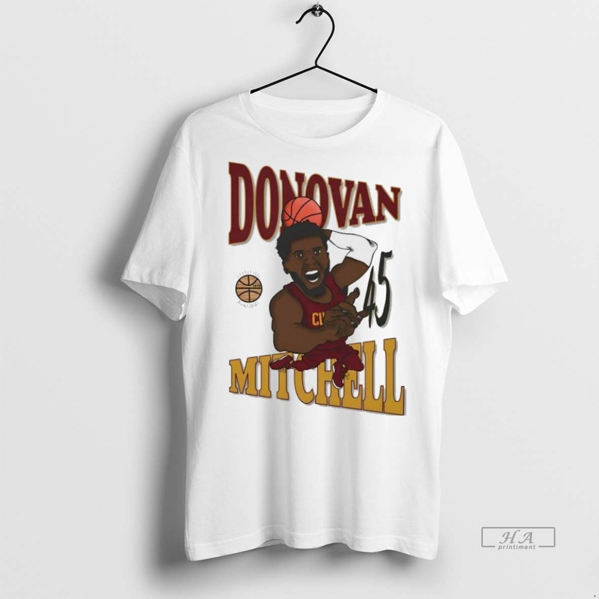 Trendy Official Donovan Mitchell Layups Cleveland - Adult & Kids T-Shirts, Sweatshirts & Hoodies apparel design preview 1