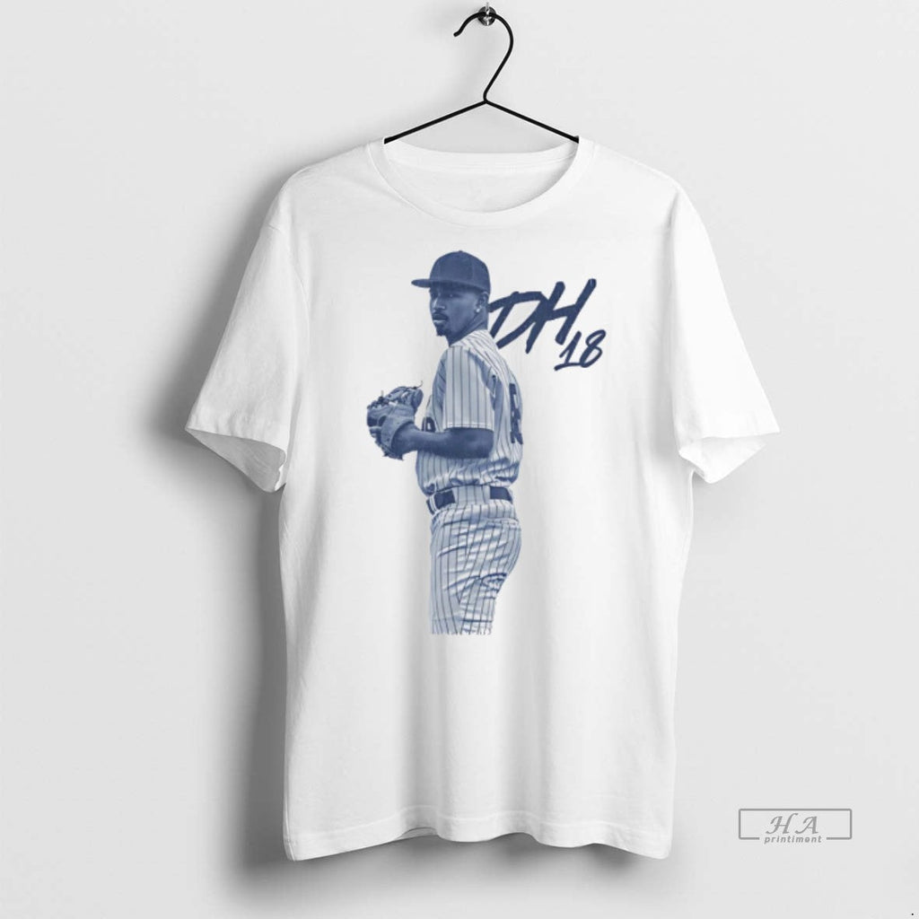Trendy Official Dontre Henry New York Yankees Dh 18 - Adult & Kids T-Shirts, Sweatshirts & Hoodies apparel design preview 1