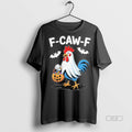Trendy Official F Caw Rooster Trick Or Treat - Adult & Kids T-Shirts, Sweatshirts & Hoodies apparel design preview 1
