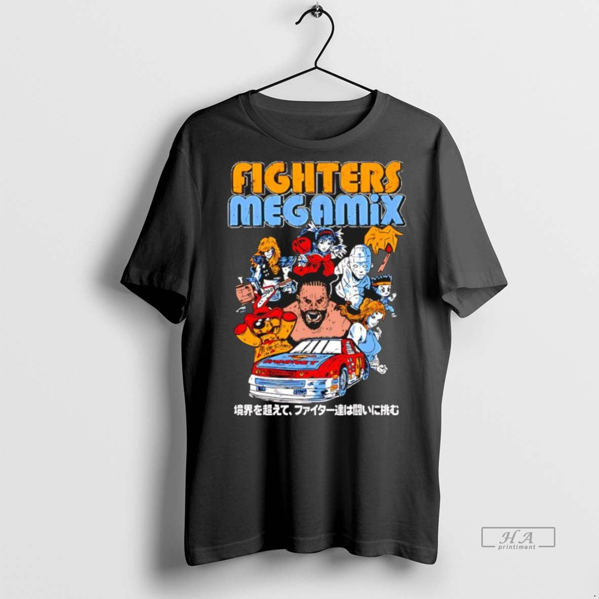 Trendy Official Fighters Megamix The 1996 Video Game - Adult & Kids T-Shirts, Sweatshirts & Hoodies apparel design preview 1