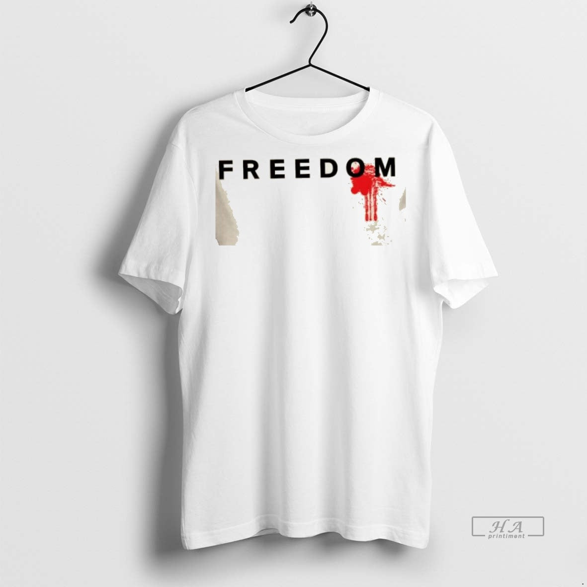 Trendy Official Freedom Blood Splatter Fight For - Adult & Kids T-Shirts, Sweatshirts & Hoodies apparel design preview 1