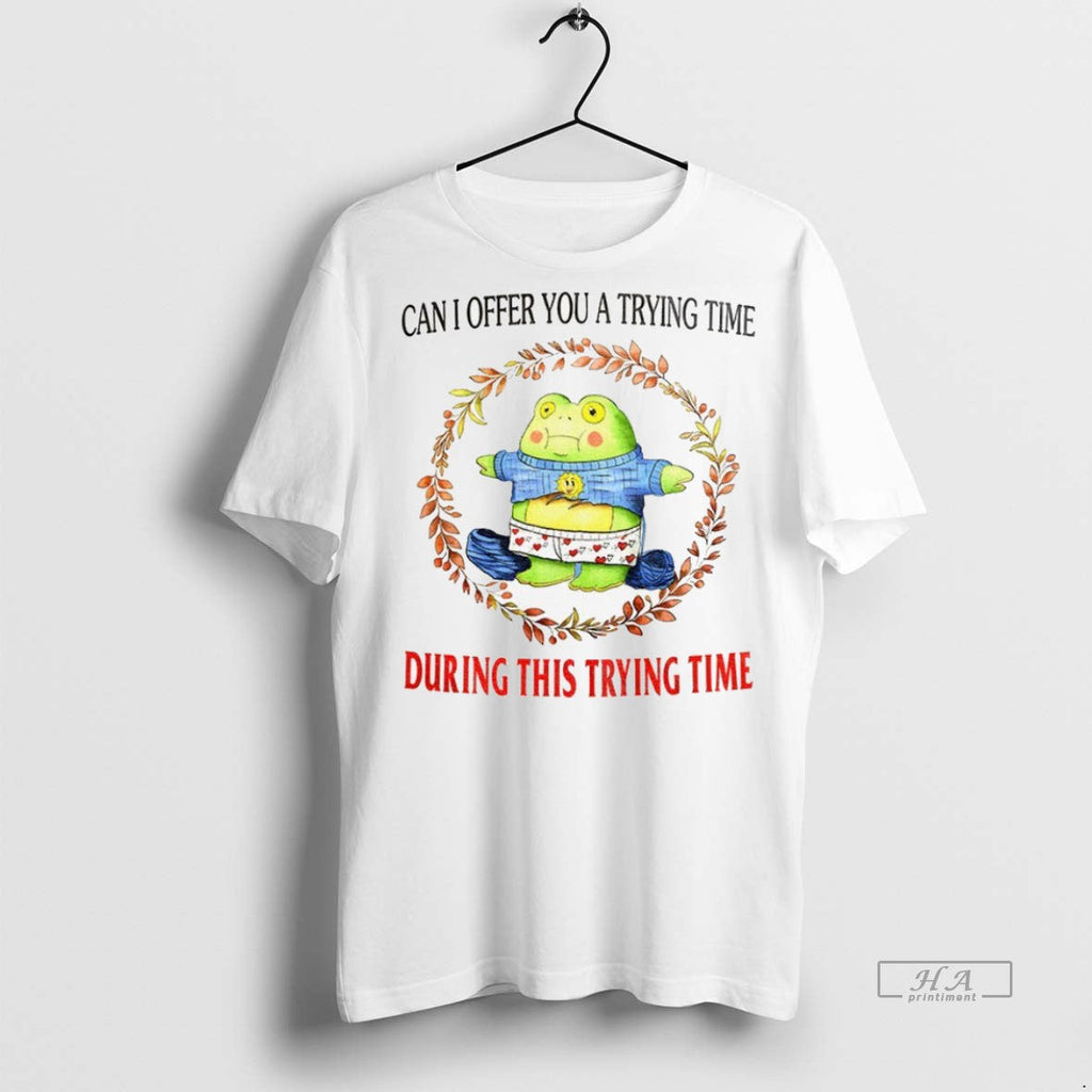 Trendy Official Funny Frog Meme Can I Offer You A - Adult & Kids T-Shirts, Sweatshirts & Hoodies apparel design preview 1