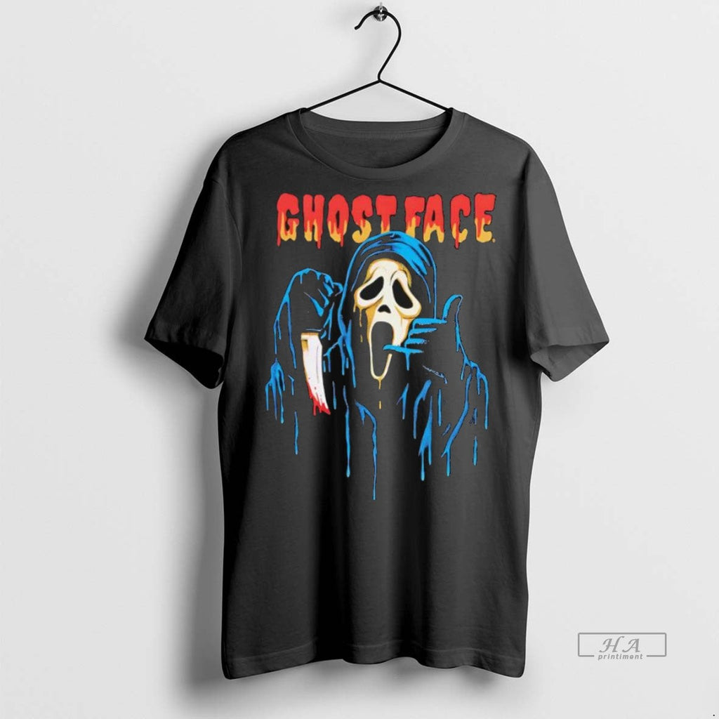 Trendy Official Ghost Face Drippy Calling Me Sweater - Adult & Kids T-Shirts, Sweatshirts & Hoodies apparel design preview 1