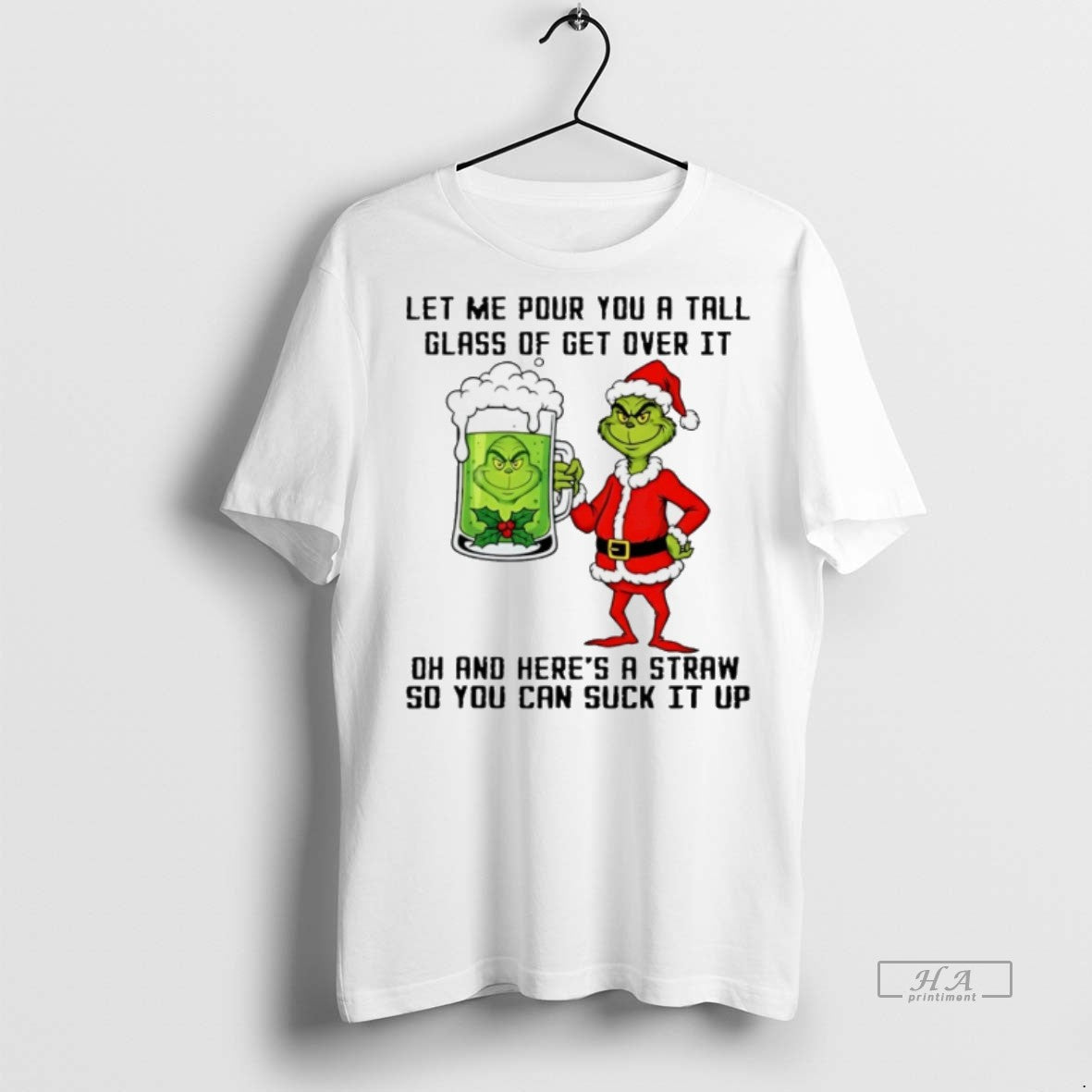 Trendy Official Grinch Drink Beer Let Me Pour You A - Adult & Kids T-Shirts, Sweatshirts & Hoodies apparel design preview 1