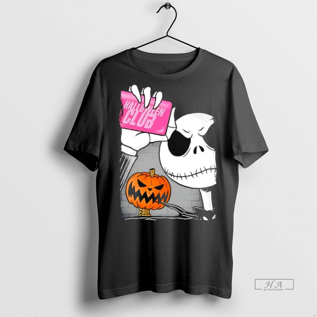 Trendy Official Halloween Club Jack Skellington - Adult & Kids T-Shirts, Sweatshirts & Hoodies apparel design preview 1