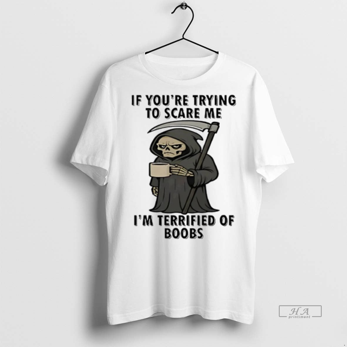 Trendy Official If Youre Trying To Scare Me Im - Adult & Kids T-Shirts, Sweatshirts & Hoodies apparel design preview 1