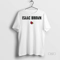 Trendy Official Isaac Brown Louisville Cardinals Text - Adult & Kids T-Shirts, Sweatshirts & Hoodies apparel design preview 1