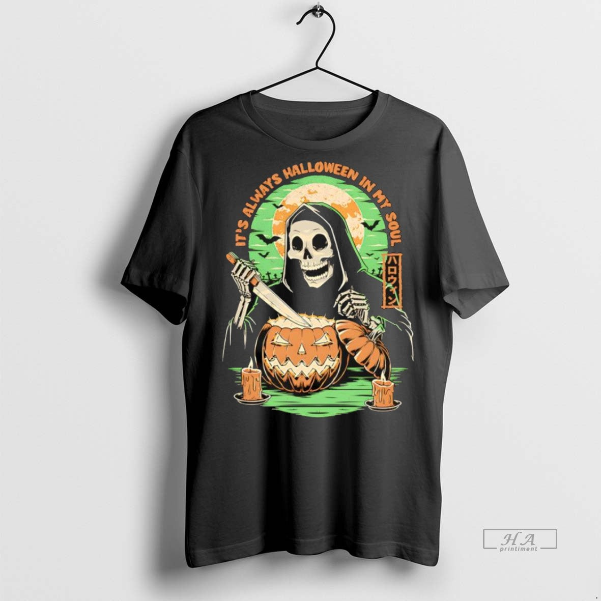 Trendy Official Its Always Reaper Halloween In My - Adult & Kids T-Shirts, Sweatshirts & Hoodies apparel design preview 1