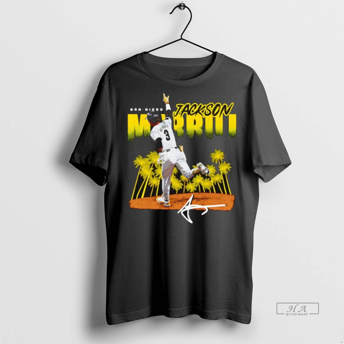 Trendy Official Jackson Merrill San Diego Padres - Adult & Kids T-Shirts, Sweatshirts & Hoodies apparel design preview 1