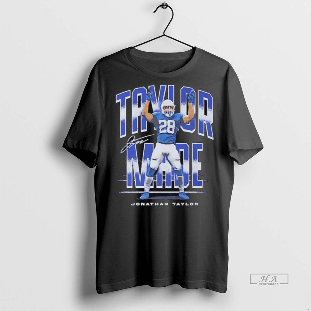 Trendy Official Jonathan Taylor Indianapolis Colts - Adult & Kids T-Shirts, Sweatshirts & Hoodies apparel design preview 1