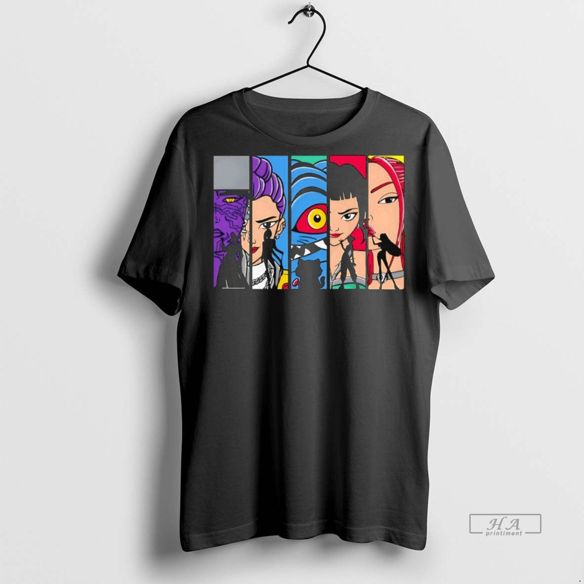Trendy Official Kpop Demon Hunters Characters Sweater - Adult & Kids T-Shirts, Sweatshirts & Hoodies apparel design preview 1