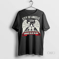 Trendy Official Los Angeles Dodgers City Of Angels - Adult & Kids T-Shirts, Sweatshirts & Hoodies apparel design preview 1