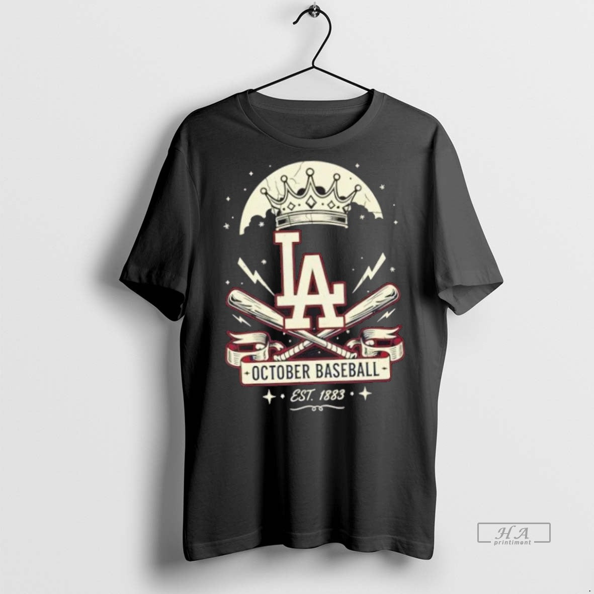Trendy Official Los Angeles Dodgers October Baseball - Adult & Kids T-Shirts, Sweatshirts & Hoodies apparel design preview 1