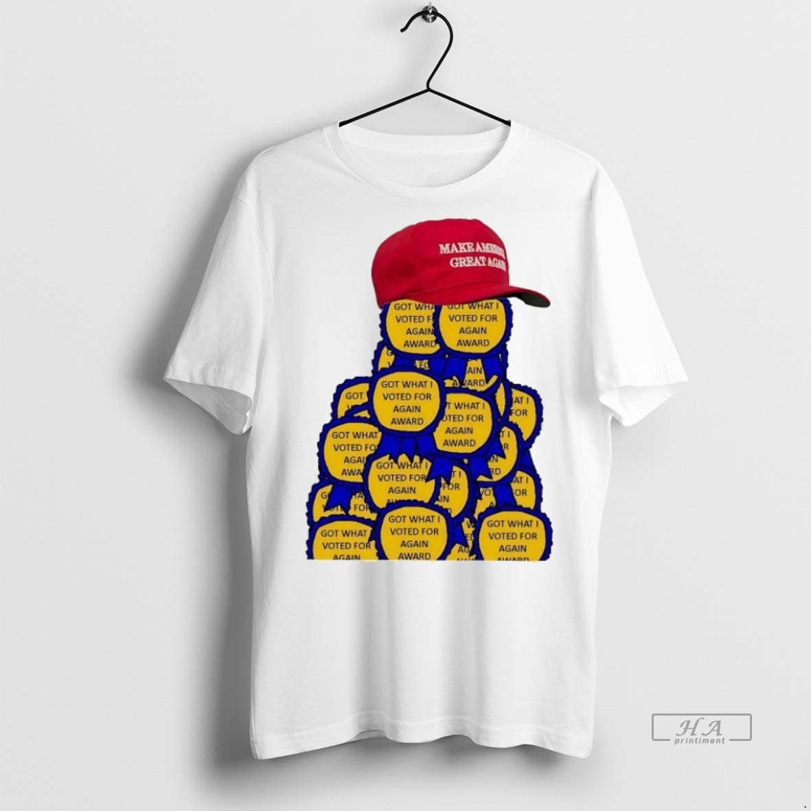 Trendy Official Maga Trump Got What I Voted For Again - Adult & Kids T-Shirts, Sweatshirts & Hoodies apparel design preview 1