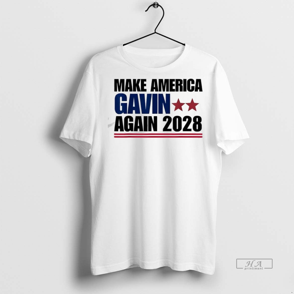 Trendy Official Make America Gavin Again 2028 Newsom - Adult & Kids T-Shirts, Sweatshirts & Hoodies apparel design preview 1