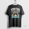 Trendy Official Merry Crisis Skull On Chimney - Adult & Kids T-Shirts, Sweatshirts & Hoodies apparel design preview 1