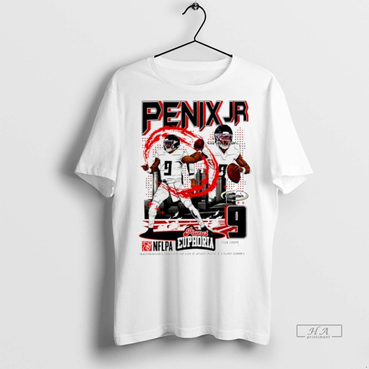 Trendy Official Michael Penix Jr Atlanta Falcons - Adult & Kids T-Shirts, Sweatshirts & Hoodies apparel design preview 1