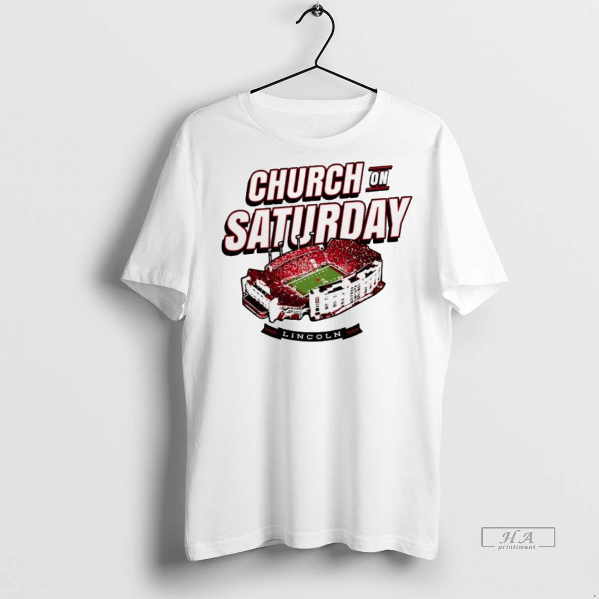 Trendy Official Nebraska Cornhuskers Church On - Adult & Kids T-Shirts, Sweatshirts & Hoodies apparel design preview 1