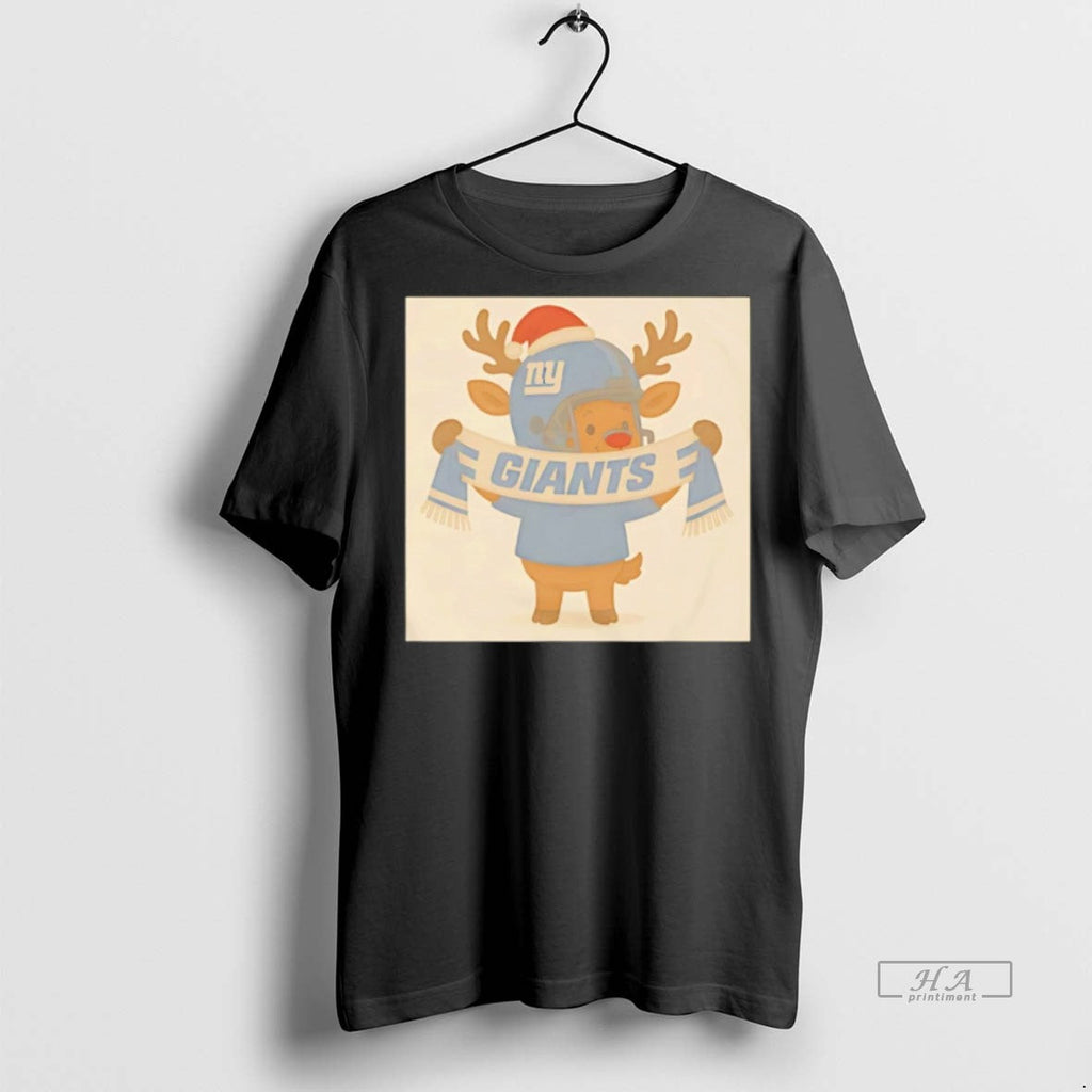 Trendy Official New York Giants Reindeer Cute - Adult & Kids T-Shirts, Sweatshirts & Hoodies apparel design preview 1