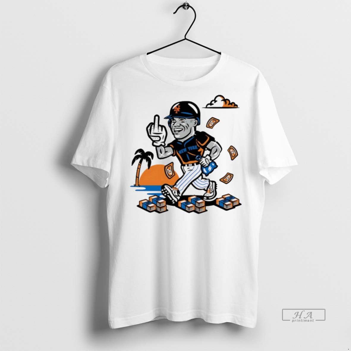 Trendy Official New York Mets Juan Soto Middle Finger - Adult & Kids T-Shirts, Sweatshirts & Hoodies apparel design preview 1