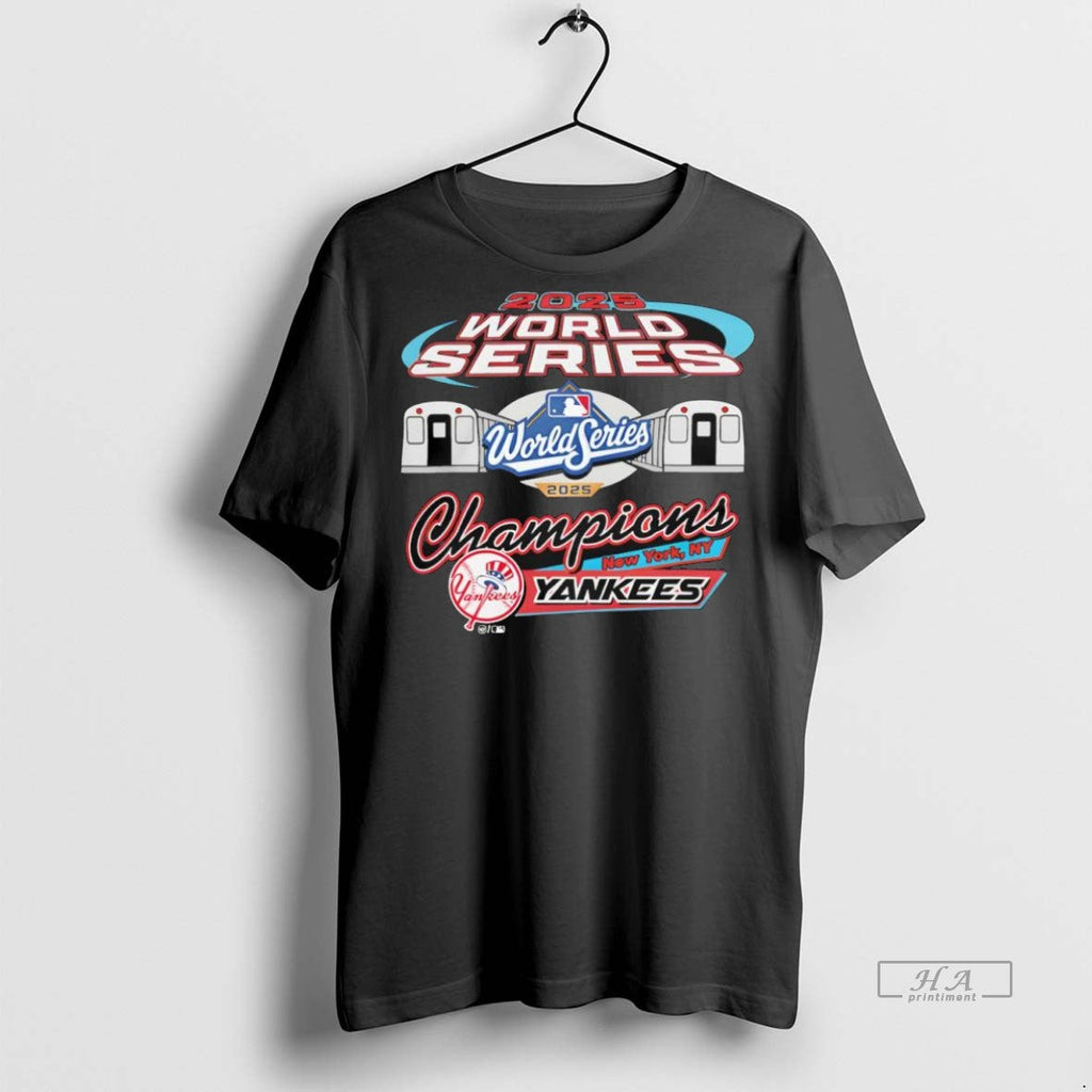 Trendy Official New York Yankees 2025 World Series - Adult & Kids T-Shirts, Sweatshirts & Hoodies apparel design preview 1