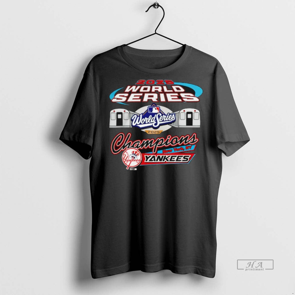 Trendy Official New York Yankees 2025 World Series - Adult & Kids T-Shirts, Sweatshirts & Hoodies apparel design preview 1