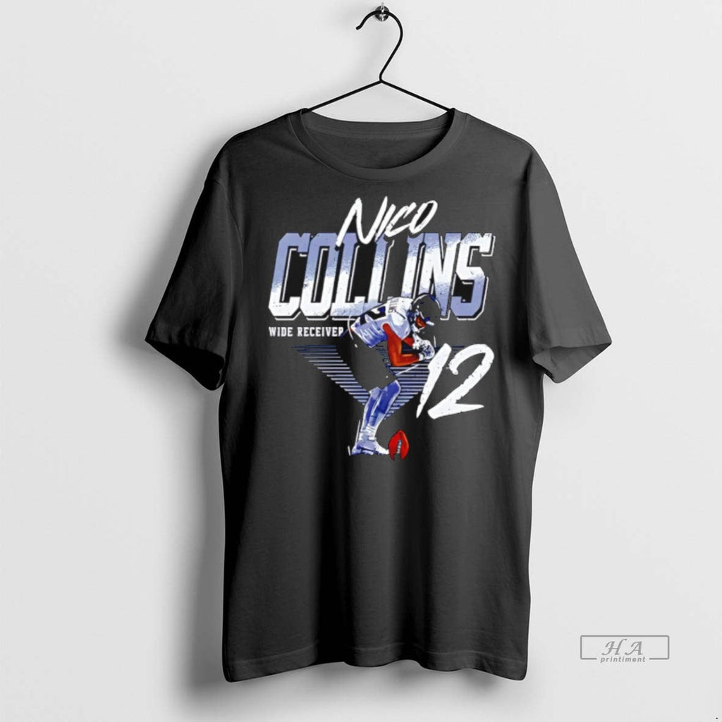 Trendy Official Nico Collins Houston Texans Wide - Adult & Kids T-Shirts, Sweatshirts & Hoodies apparel design preview 1