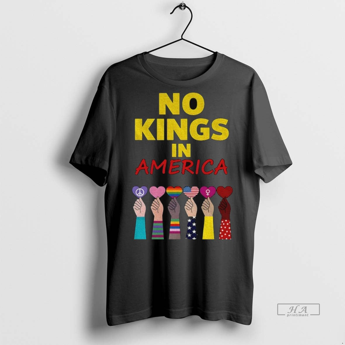 Trendy Official No Kings In America Protest Sweater - Adult & Kids T-Shirts, Sweatshirts & Hoodies apparel design preview 1