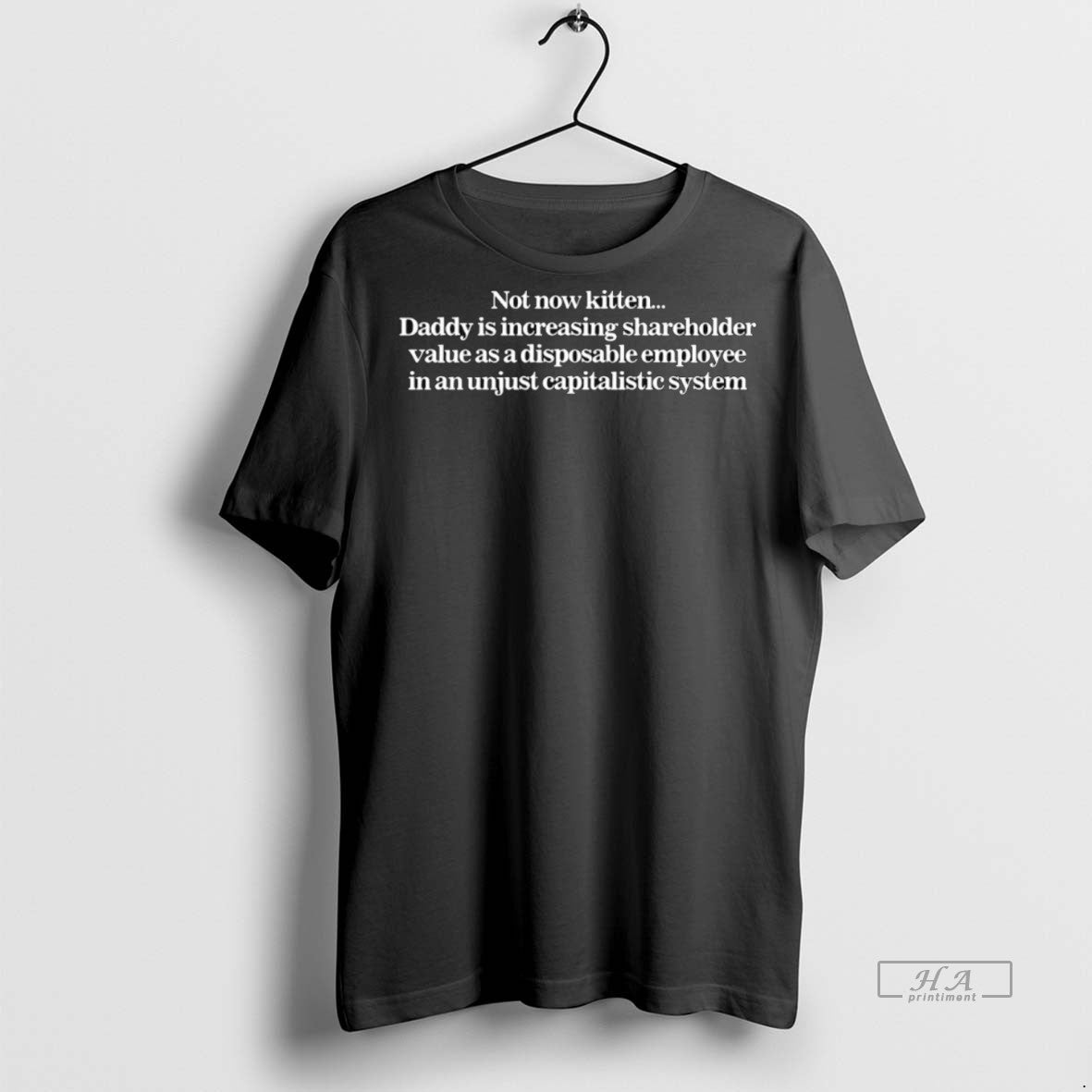 Trendy Official Not Now Kitten Daddy Is Increasing - Adult & Kids T-Shirts, Sweatshirts & Hoodies apparel design preview 1