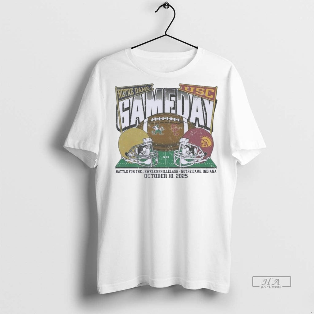 Trendy Official Notre Dame Fighting Irish Vs Usc - Adult & Kids T-Shirts, Sweatshirts & Hoodies apparel design preview 1