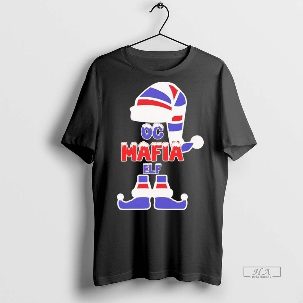 Trendy Official Oc Mafia Elf Bills Backers Christmas - Adult & Kids T-Shirts, Sweatshirts & Hoodies apparel design preview 1