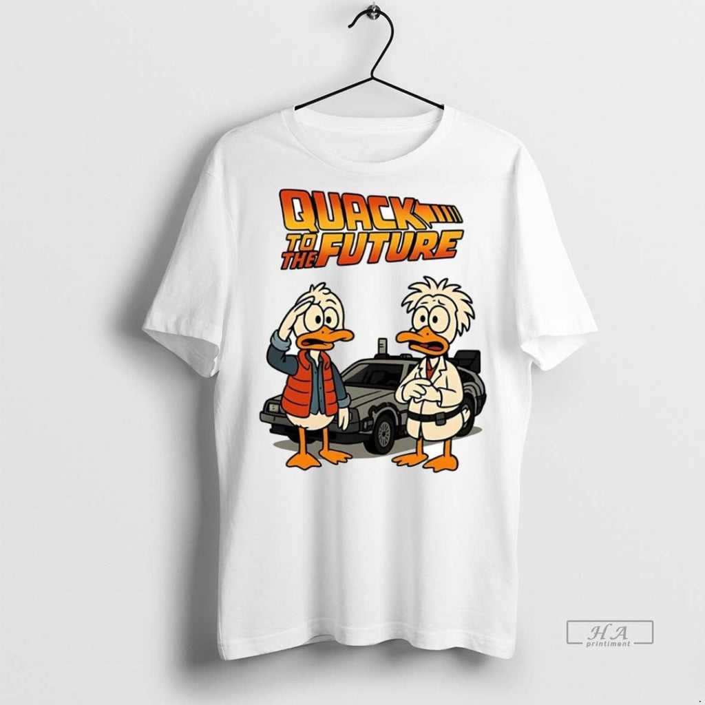 Trendy Official Quack To The Future Movie Howard Duck - Adult & Kids T-Shirts, Sweatshirts & Hoodies apparel design preview 1