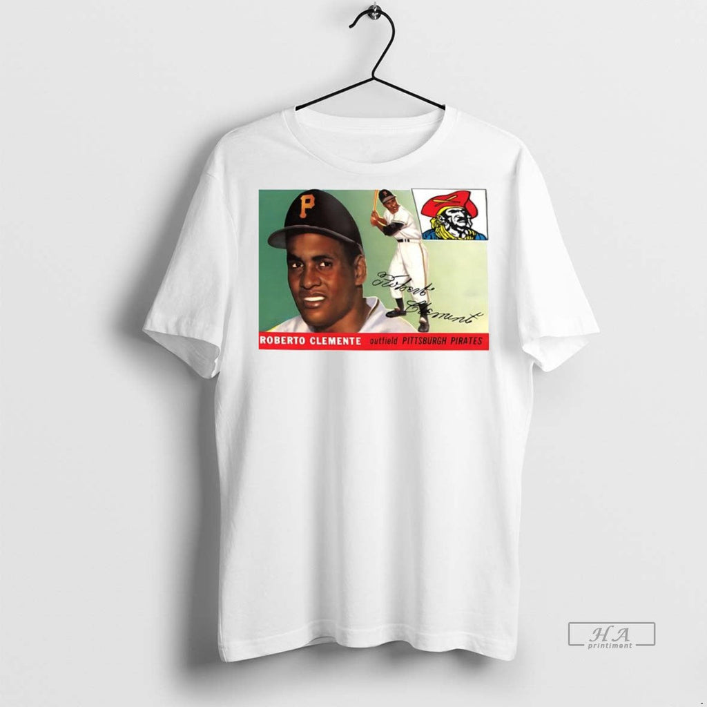 Trendy Official Roberto Clemente Pittsburgh Pirates - Adult & Kids T-Shirts, Sweatshirts & Hoodies apparel design preview 1