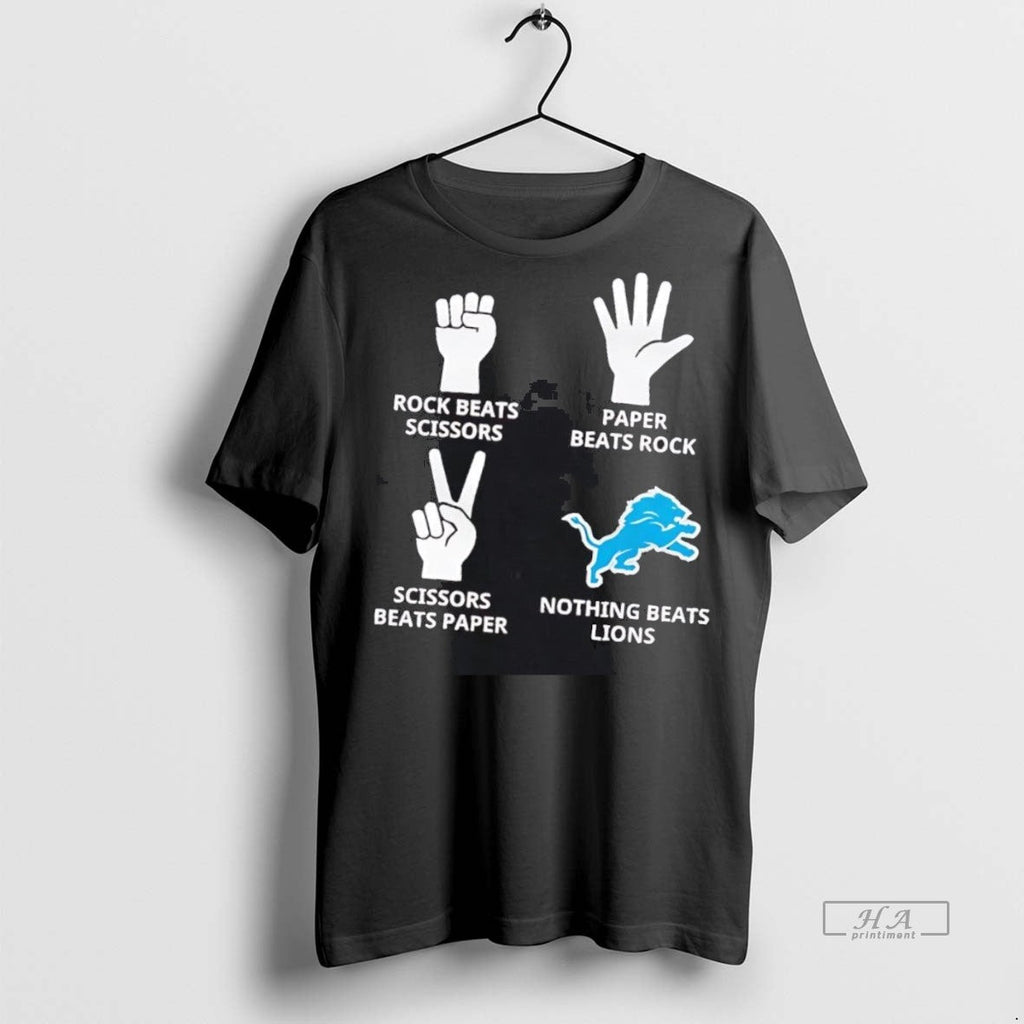 Trendy Official Rock Beats Scissors Paper Nothing - Adult & Kids T-Shirts, Sweatshirts & Hoodies apparel design preview 1