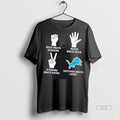 Trendy Official Rock Beats Scissors Paper Nothing - Adult & Kids T-Shirts, Sweatshirts & Hoodies apparel design preview 1