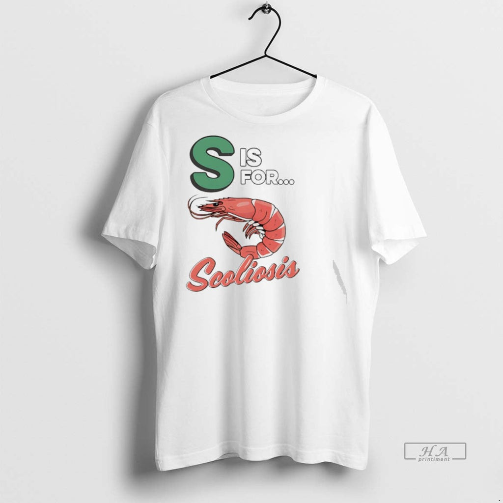 Trendy Official S Is For Scoliosis Shrimp Sweater - Adult & Kids T-Shirts, Sweatshirts & Hoodies apparel design preview 1