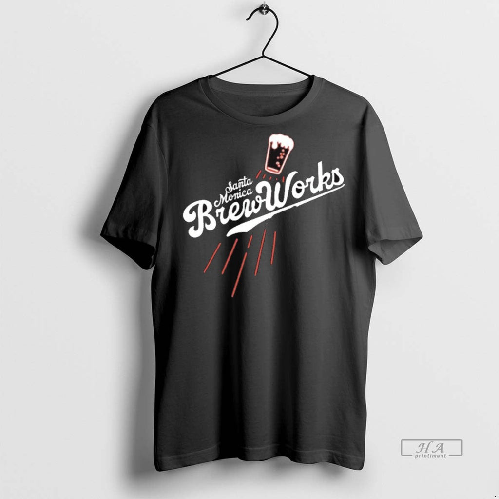Trendy Official Santa Monica Brew Works Beach Brewed - Adult & Kids T-Shirts, Sweatshirts & Hoodies apparel design preview 1
