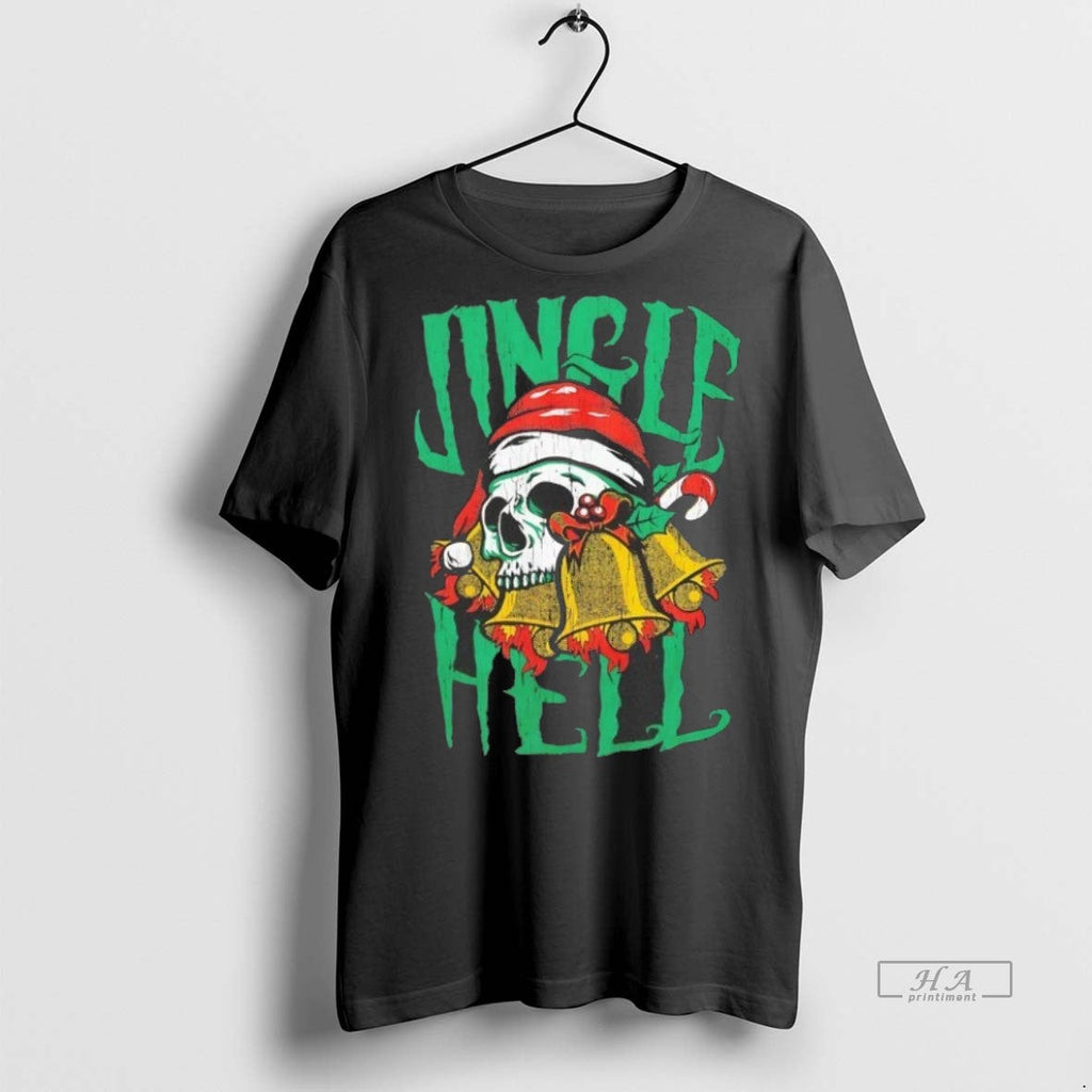 Trendy Official Santa Skull Jingle Hell Christmas - Adult & Kids T-Shirts, Sweatshirts & Hoodies apparel design preview 1