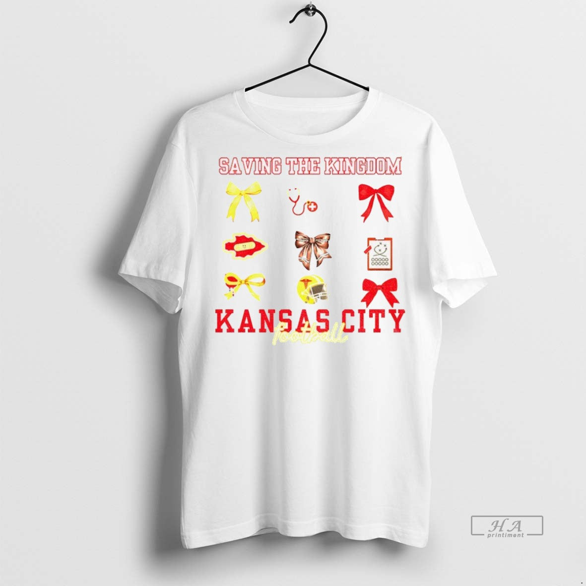 Trendy Official Saving The Kingdom Kansas City Chiefs - Adult & Kids T-Shirts, Sweatshirts & Hoodies apparel design preview 1