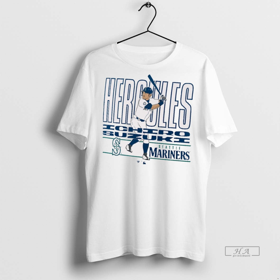 Trendy Official Seattle Mariners Mlb Ichiro Suzuki - Adult & Kids T-Shirts, Sweatshirts & Hoodies apparel design preview 1