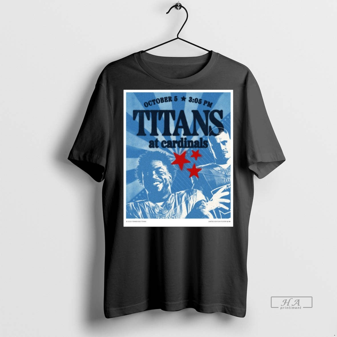 Trendy Official Tennessee Titans At Arizona Cardinals - Adult & Kids T-Shirts, Sweatshirts & Hoodies apparel design preview 1