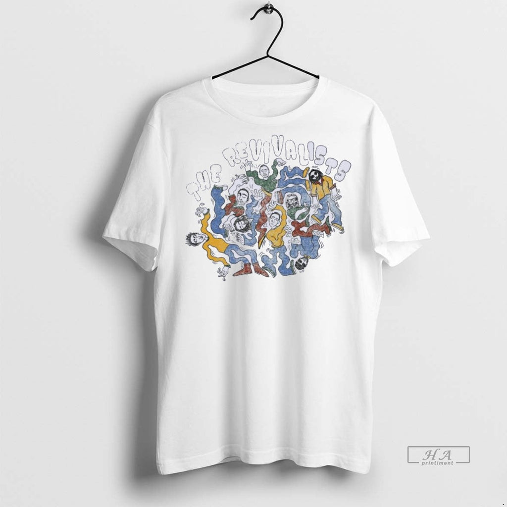 Trendy Official The Revivalists Squiggly Tour 2025 - Adult & Kids T-Shirts, Sweatshirts & Hoodies apparel design preview 1