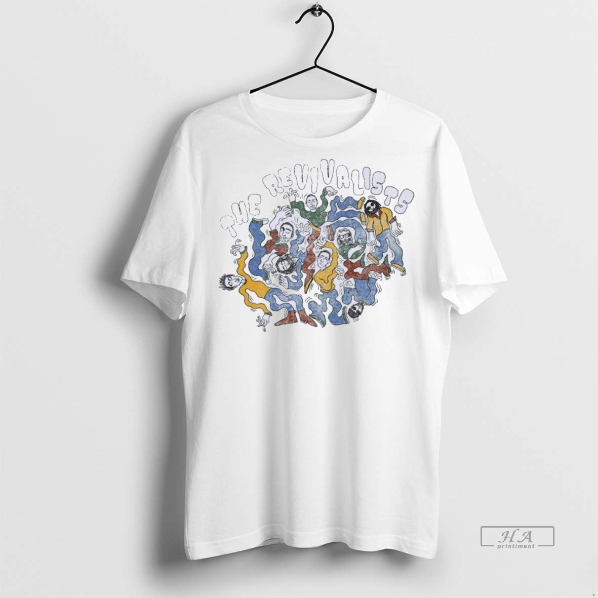 Trendy Official The Revivalists Squiggly Tour 2025 - Adult & Kids T-Shirts, Sweatshirts & Hoodies apparel design preview 1
