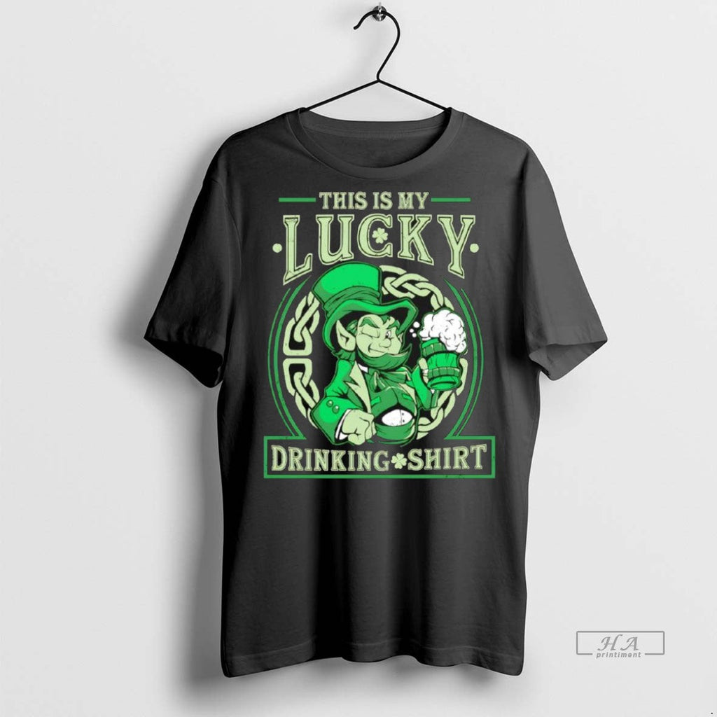 Trendy Official This Is My Lucky Drinking Sweater - Adult & Kids T-Shirts, Sweatshirts & Hoodies apparel design preview 1