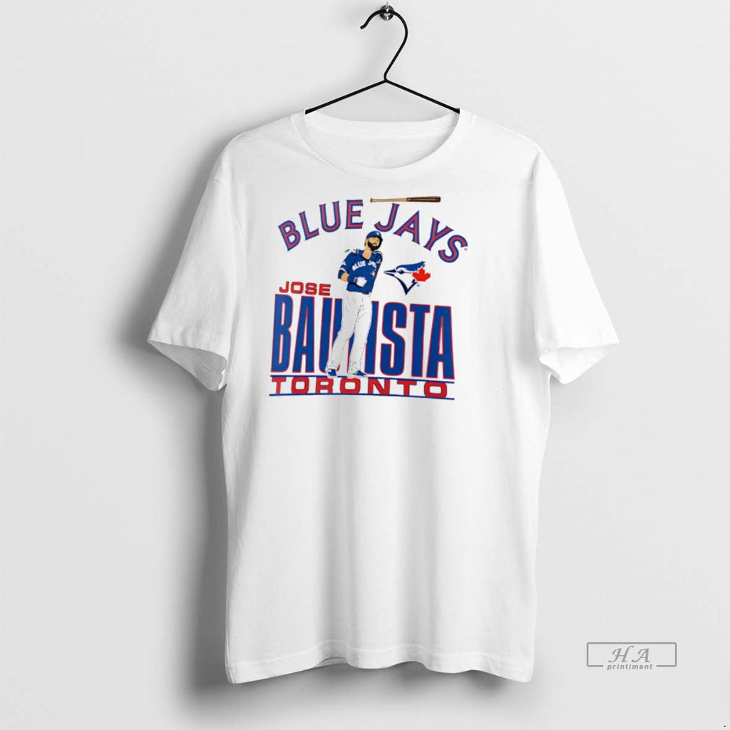 Trendy Official Toronto Blue Jays Jose Bautista Swing - Adult & Kids T-Shirts, Sweatshirts & Hoodies apparel design preview 1